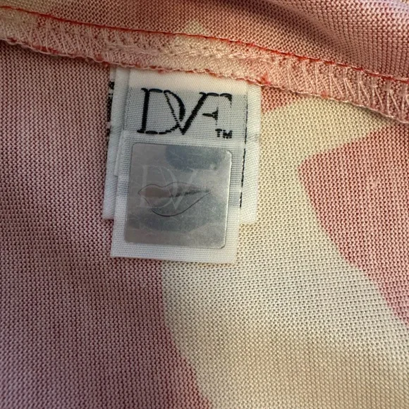 Diane von Furstenberg New Julian Two Red Silk Jersey Wrap Dress Size 4 - Picture 11 of 14